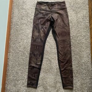 Fun lululemon patterned leggings